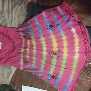 India boutique free size saquence tank top